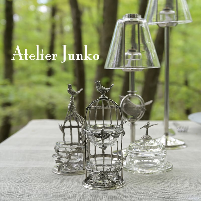 スパイスホルダー＆スプーン ツーグラス バードケージ Spice Holder