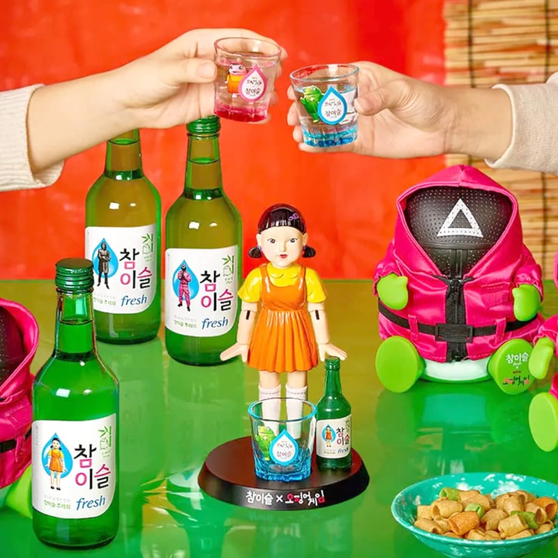 イカゲーム×チャミスル】ヨンヒルーレット （焼酎グラス1個付き