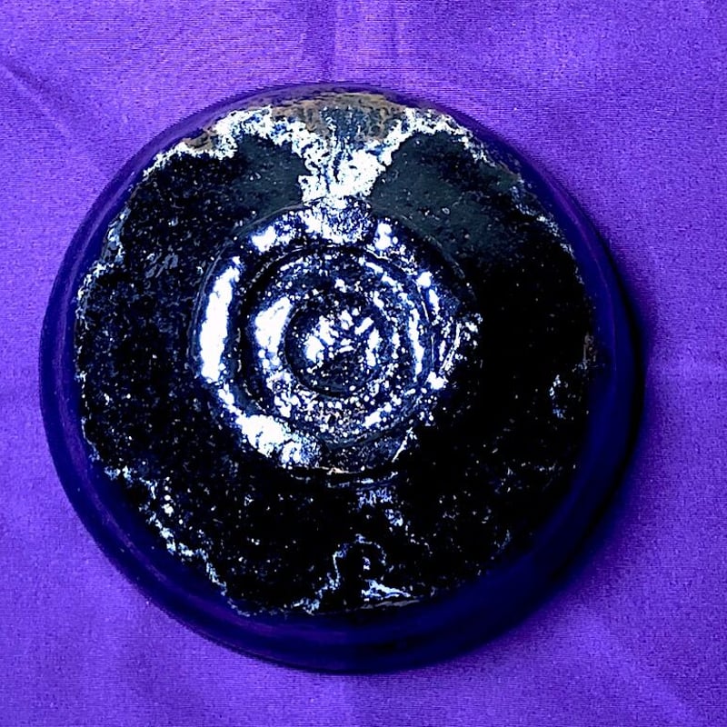 梅山窯 香野壮明 作 大樋焼 黒茶碗 無傷 共箱 保証。 | STORESショップ