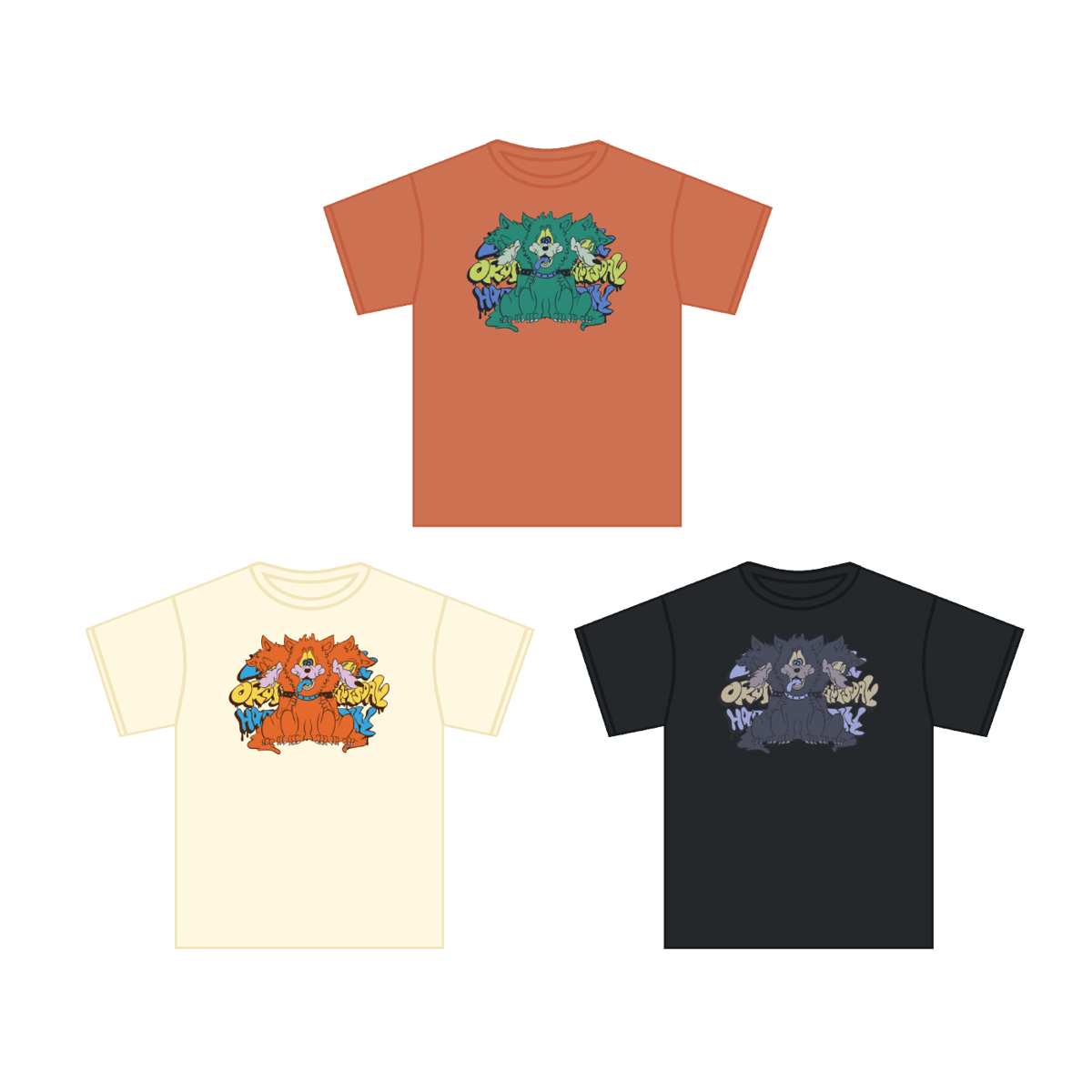 lil' valley】MOODY DOGS T-SHIRT | Tani Yuuki Of