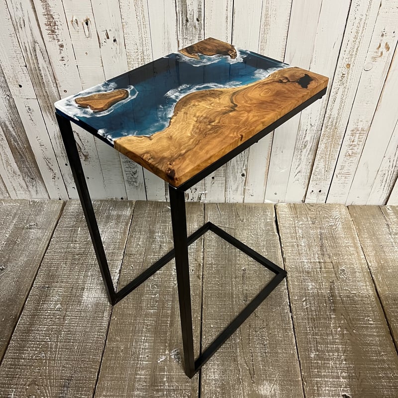 レジンサイドテーブル01L | ichibuya