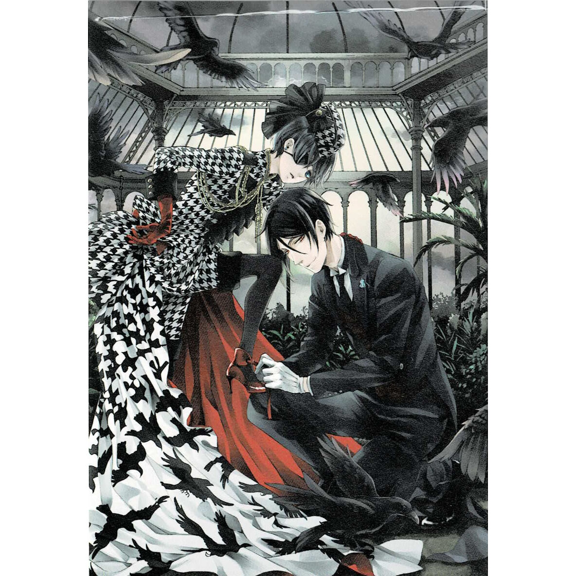 傷み有り】枢やな『黒執事』 ポストカード -Rich Black- シエル