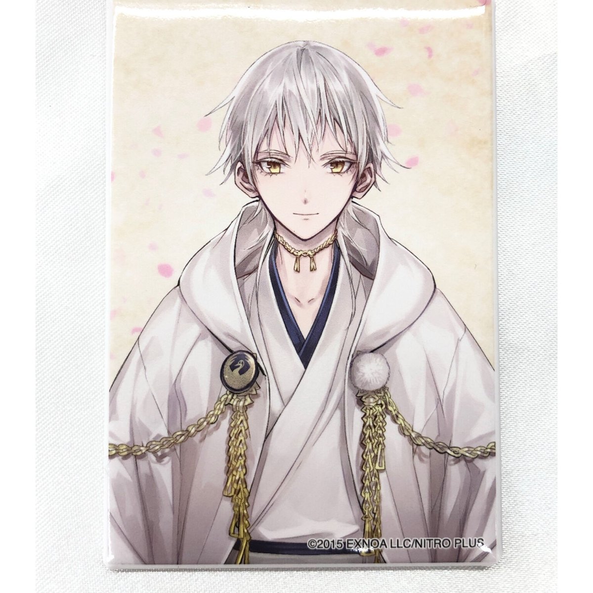 刀剣乱舞 鶴丸国永 スクエア缶バッジコレクション 跪坐 | K-BOOKS 池袋