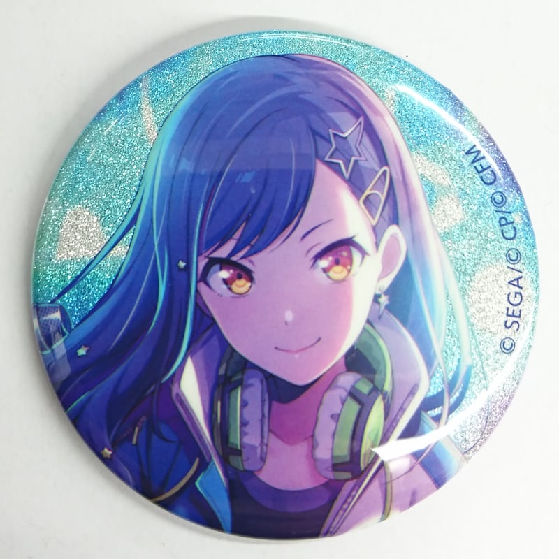 プロセカ 白石杏 缶バッジ 41a 白石杏 プロセカ グリッター缶バッジ