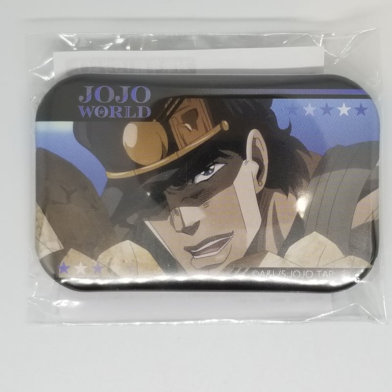ジョジョの奇妙な冒険 空条承太郎カド丸缶バッジ | K-BOOKS 池袋 2