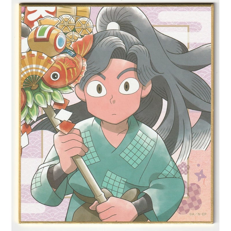 忍たま乱太郎 綾部喜八郎 みんなで下町散策の段ver. ミニ色紙 ver.A