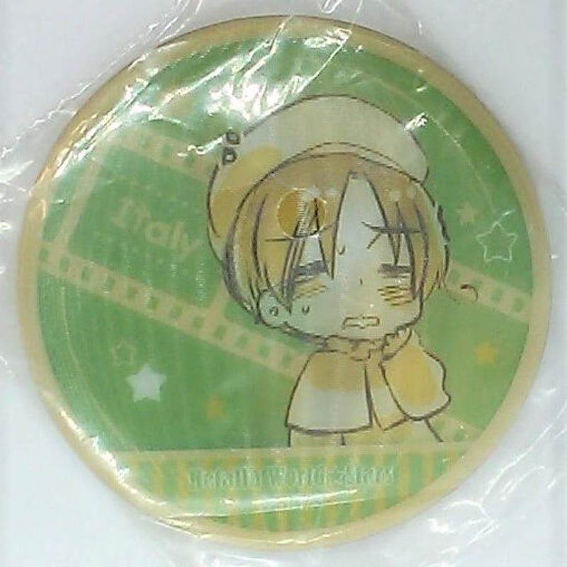 ヘタリア 大きくなったよ！チェンジング缶バッジ イタリア↔ちびたりあ