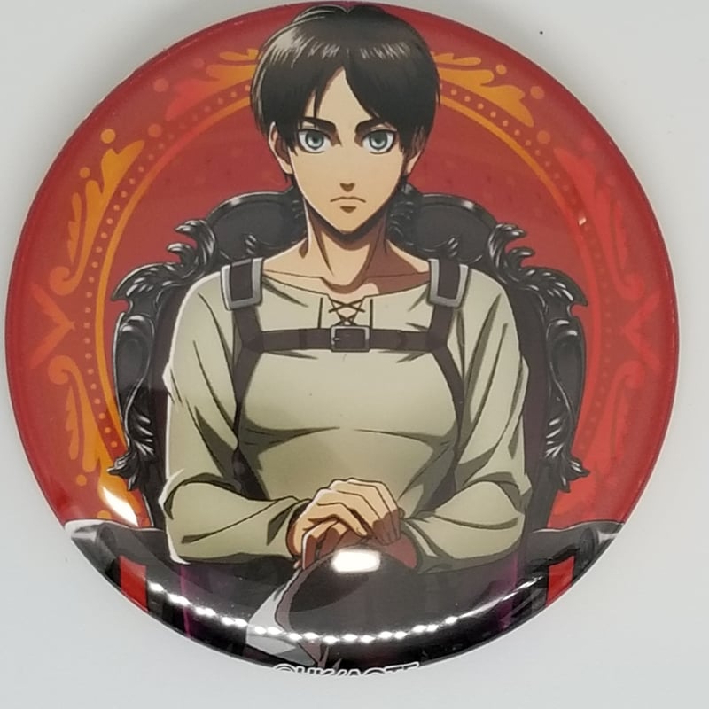 進撃の巨人エレン・イェーガー缶バッジ | K-BOOKS 池袋 2次元グッズ通販