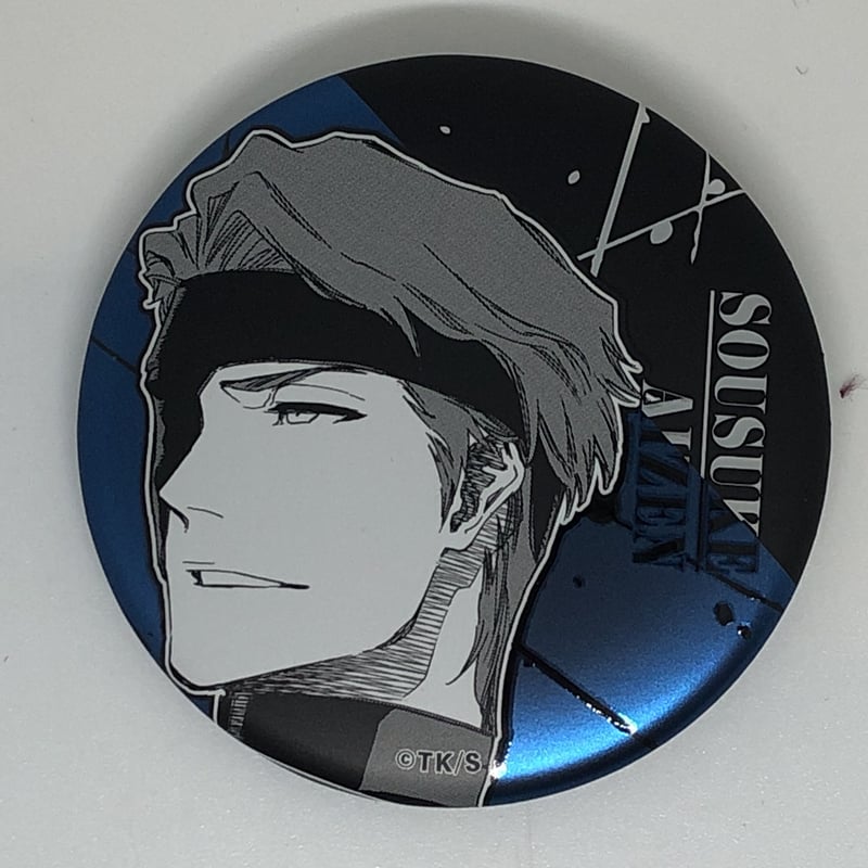 bleach 絵巻 ホログラム缶バッジ 10個 藍染惣右介 Amazon.co.jp