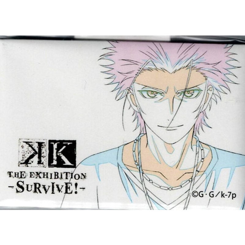 K】 周防 尊 複製原画 スクエア缶バッジ | K-BOOKS 池袋 2次元グッズ通販