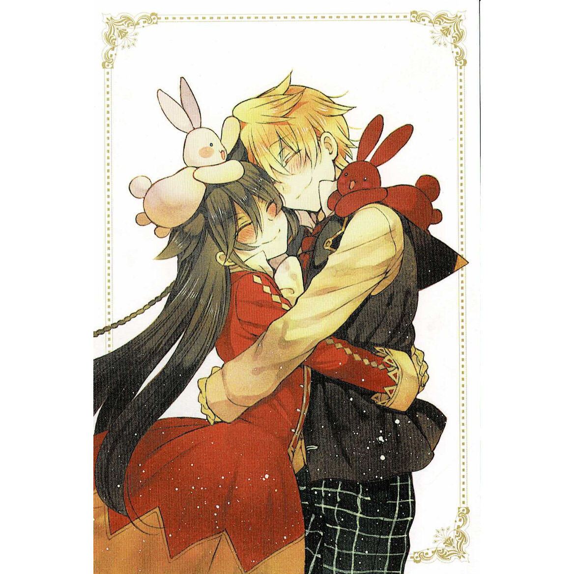 望月淳 『PandoraHearts』 抱きつきシリーズ ポストカード アリス オズ