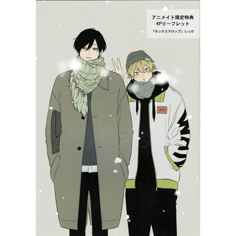 しっけ 『セックスドロップ』 アニメイト特典 リーフレット【BLグッズ