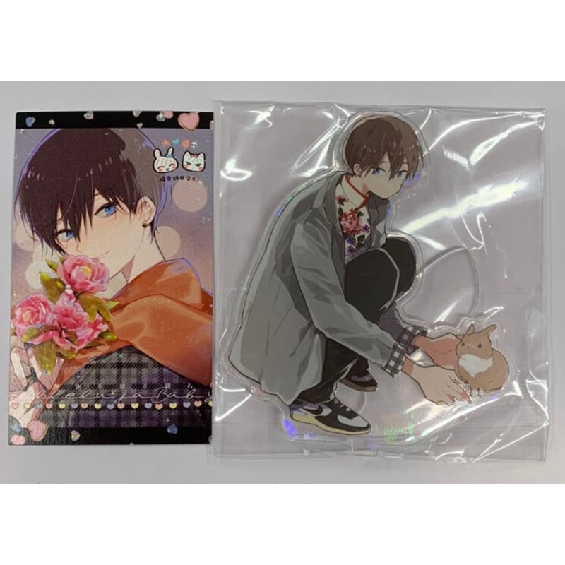仔縞楽々 『ハレルヤベイビー』カード付アクリルスタンド 冬夏【BL