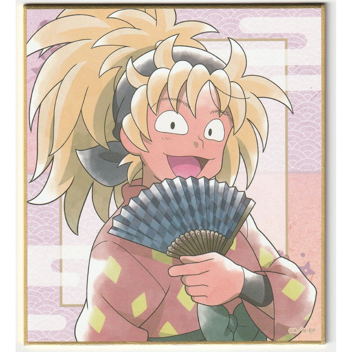 忍たま乱太郎 斉藤タカ丸 みんなで下町散策の段ver. ミニ色紙 ver.B