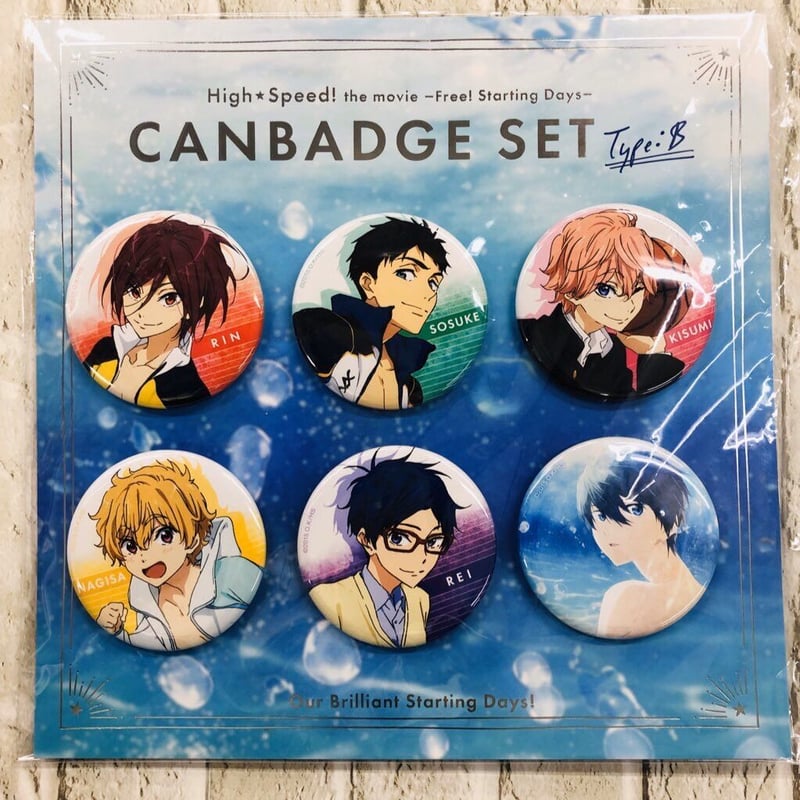 Free! ハイ☆スピード 缶バッジセット | K-BOOKS 池袋 2次元グッズ通販
