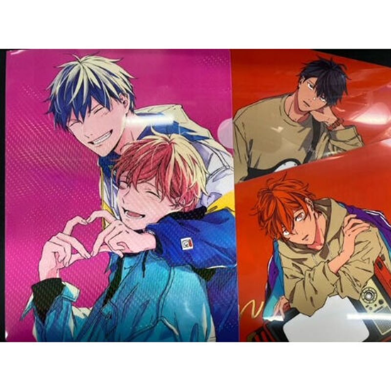 キヅナツキ『ギヴン』 A4クリアファイル3枚セット 佐藤真冬 上ノ山立夏