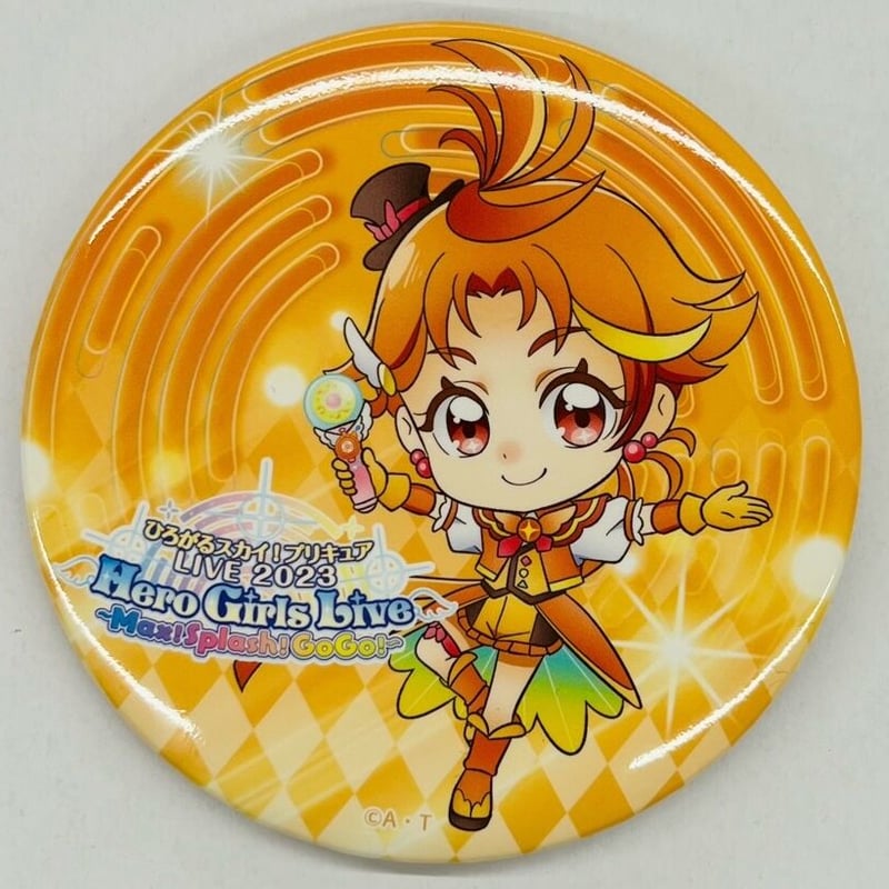 プリキュア キュアウィング ツバサ LIVE2023 Hero Girls Live 缶バッジ