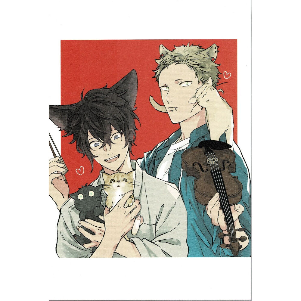 キヅナツキ『ギヴン 』 ポストカード 秋彦 雨月【BLグッズ】 | K-BOOKS