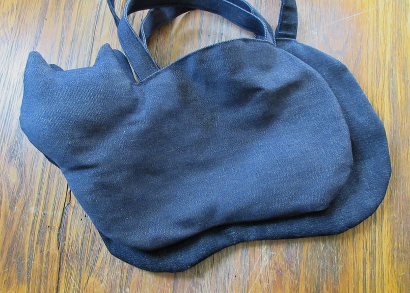 新作】デニムの猫バッグ ショルダータイプ | コーヒー豆と雑貨の店 豆ねこ