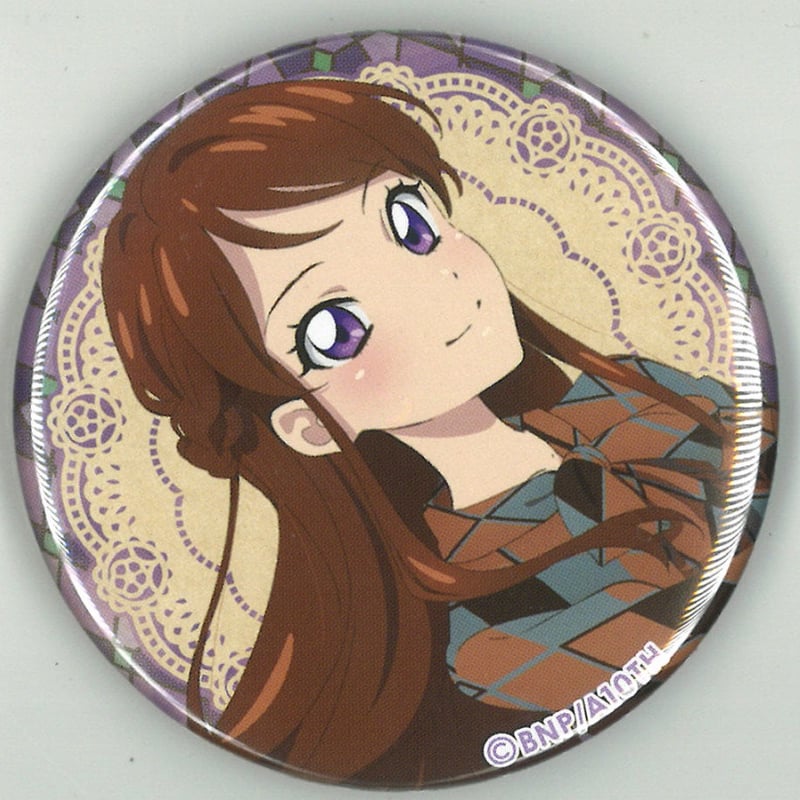 アイカツ プレミアムレアカード 缶バッジ ミニキャンバス 紫吹蘭