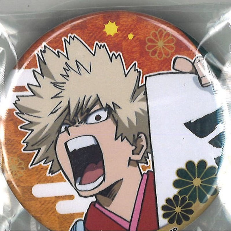 僕のヒーローアカデミア 缶バッジ 爆豪勝己 (浴衣) | K-BOOKS 秋葉原