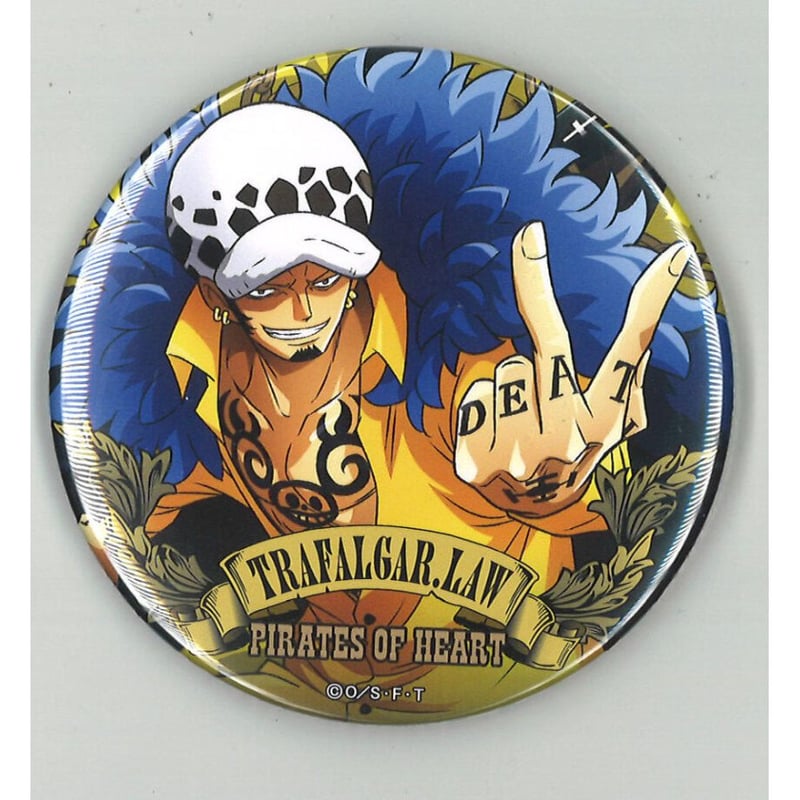 ワンピース ロー 缶バッジ ワンピース ONEPIECE トラファルガー・ロー