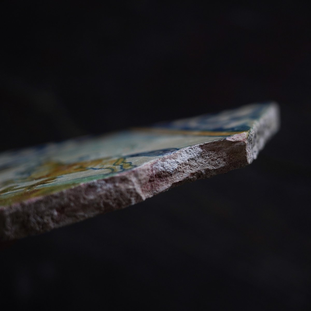 17世紀オランダ デルフト初期色絵タイル / the Netherlands 17th C.