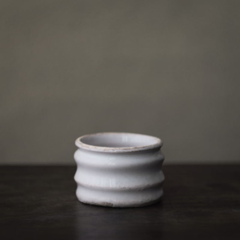 17世紀 オランダ デルフト 白釉小壺 / the Netherlands 17th C. |