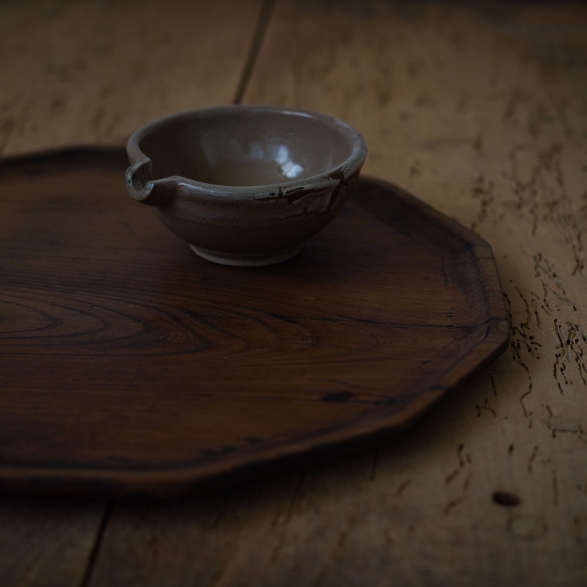 19世紀 李朝 十二角膳天板 ソバン 盆 | tsuchika