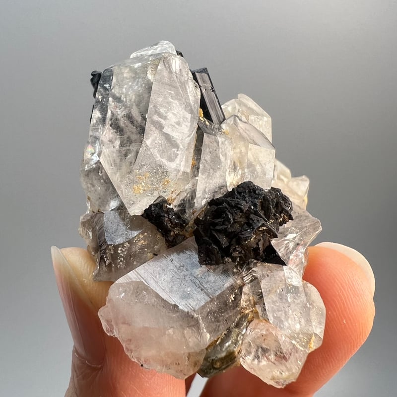 ガネッシュヒマール産】ブラックトルマリンイン天然ヒマラヤ水晶