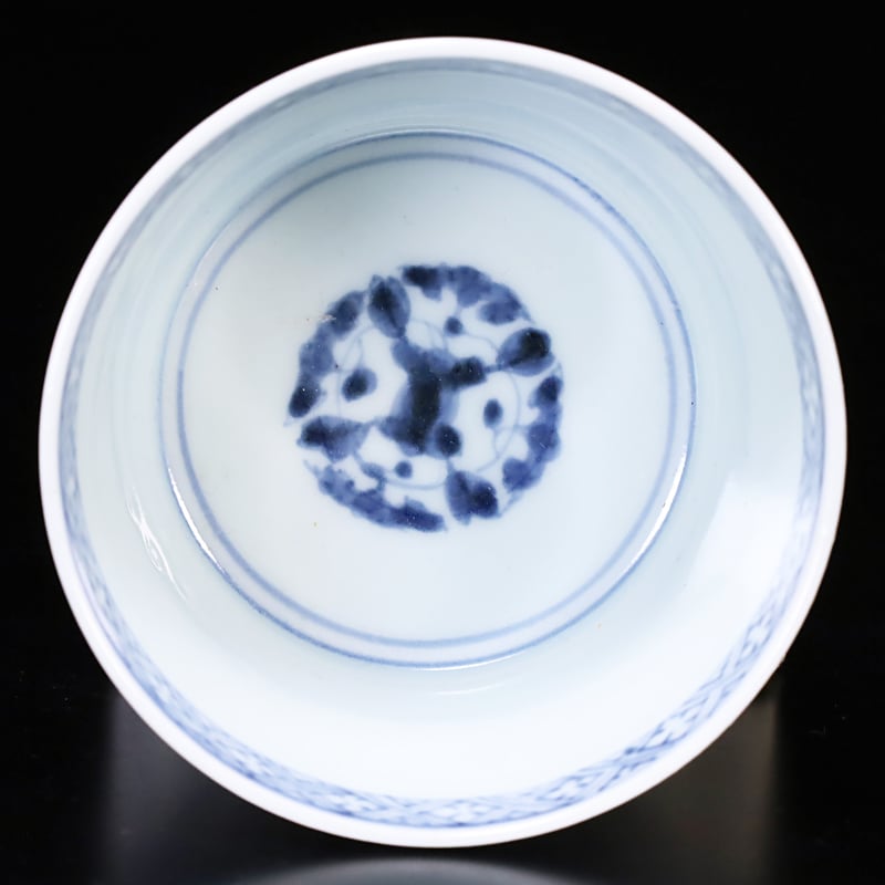 古伊万里 染付花唐草文向付 五客揃 | LYAN ARTS' Collection onli