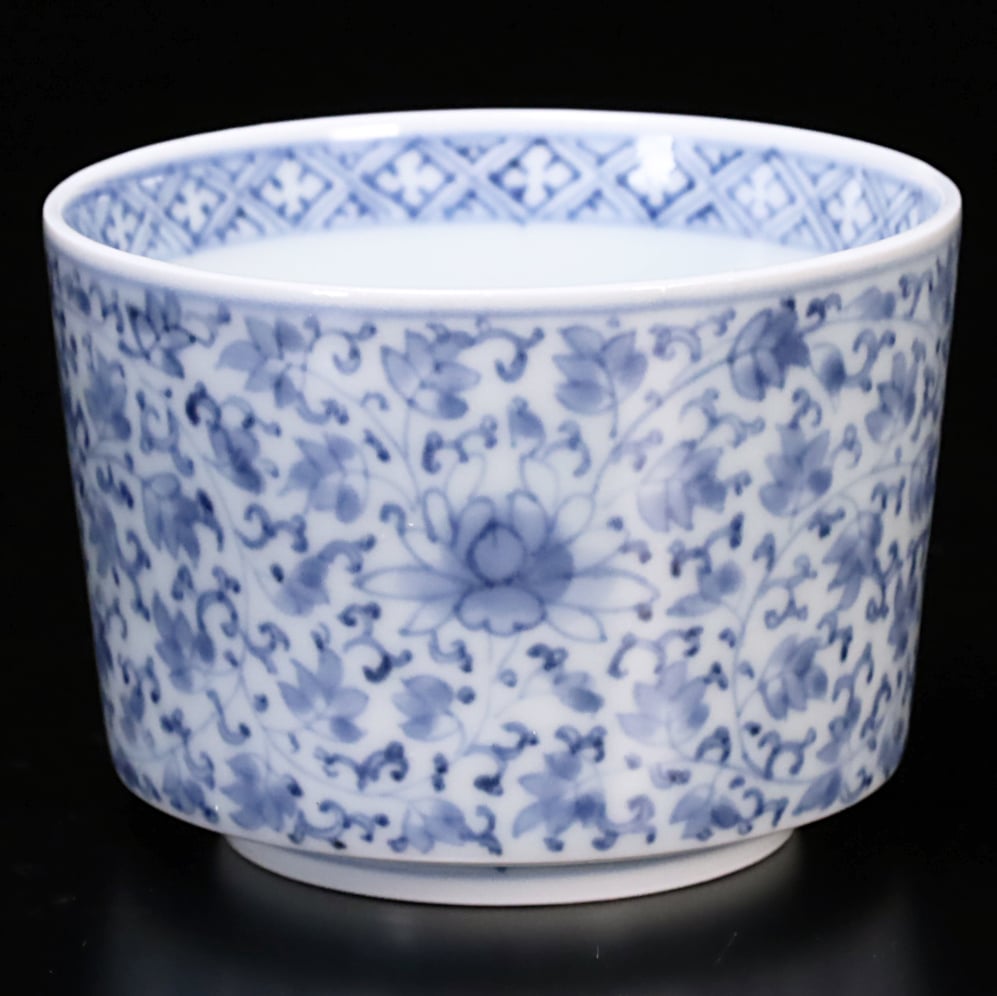 古伊万里 染付花唐草文向付 五客揃 | LYAN ARTS' Collection onli