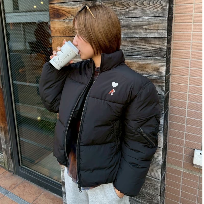 padding reversible blouson [BLACK] HEV-25023 |