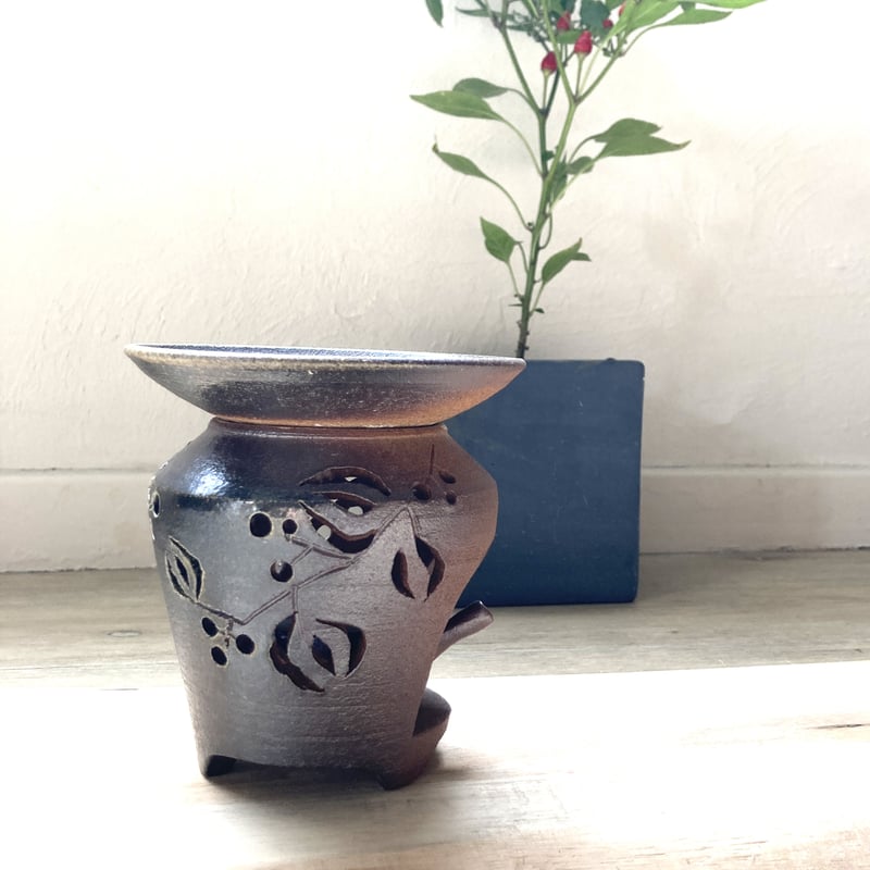 茶香炉 自然釉（しぜんゆう） | 亀翁窯分室 / Gallery Kiou-Gama