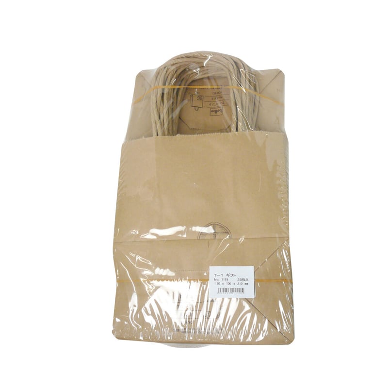 紙袋 手提げ【紙手提げ袋 T-1 ギフト 25枚入 | 包装用品の谷津商会