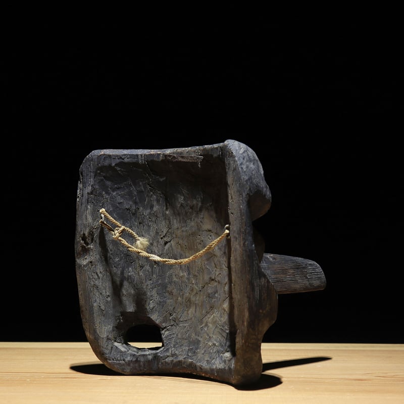 天狗 面 木彫 | 古物屋 壱両