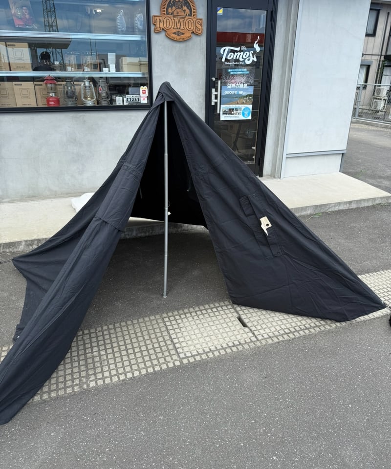 希少❗️軍幕‼️ポーランド軍ポンチョテント 将校カラー ネイビー