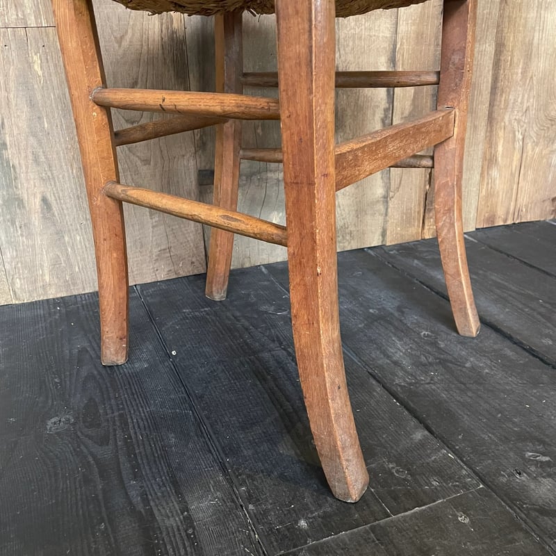 ラッシュシートチェア フランスアンティーク ⑰-1 | OGISHIMA COFFEE
