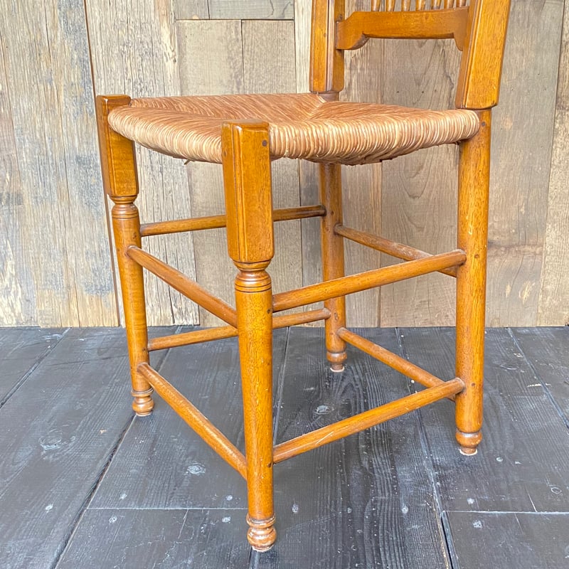 ラッシュシートチェア フランスアンティーク ㉞-2 | OGISHIMA COFFEE