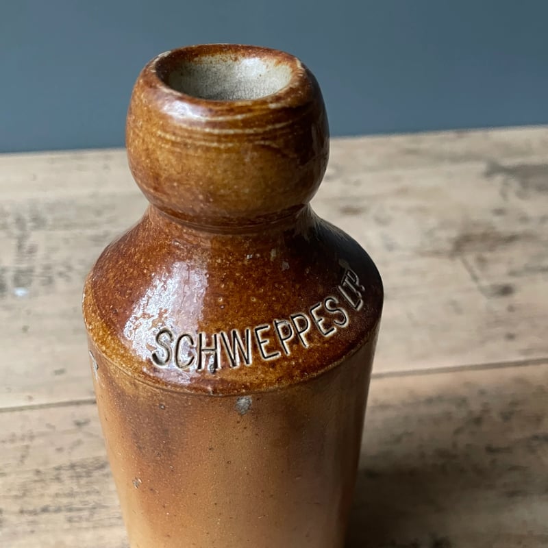 ブラウン陶器ボトル イギリスアンティーク ⑤ | OGISHIMA COFFEE Antiques