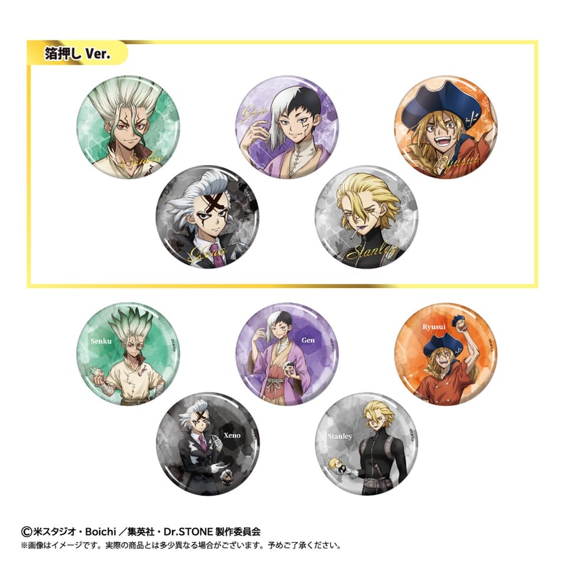 Dr.STONE 缶バッジ | TAPIOCA online shop｜アニメグッズの公式通販サイト