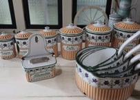 ローズバンド入荷♪BF社（BB社）アンティークキャニスター6客