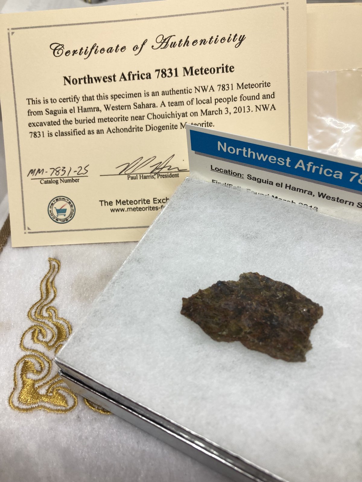 NWA7831ダイオジェナイト5.1g | 秘密の石屋