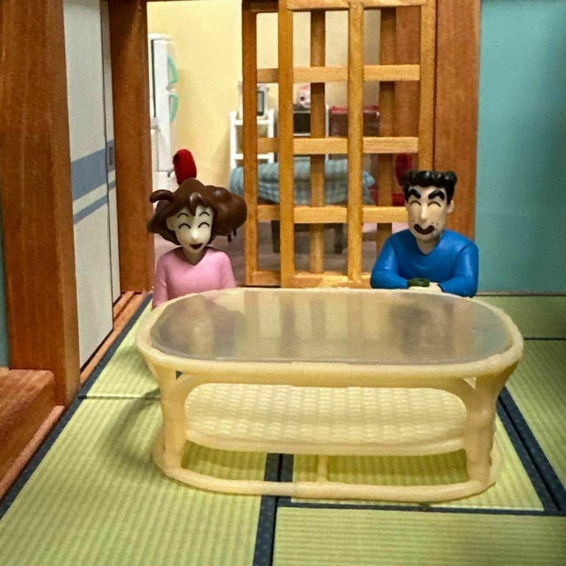 ミニチュア テーブル ちゃぶ台 ドールハウスに リーメントに