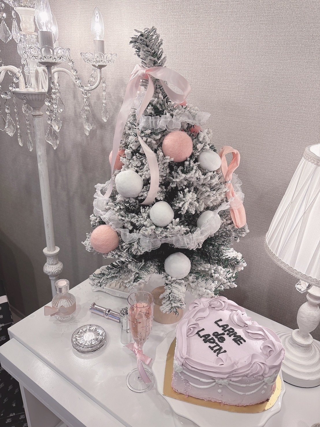 ピンクリボンスノーツリー | LARME de LAPIN（ラルムドラパン）