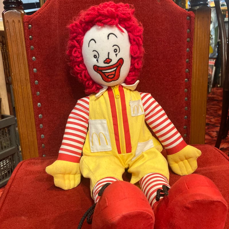 マクドナルドのドナルド人形 | アンティーク家具と喫茶キャバレーの