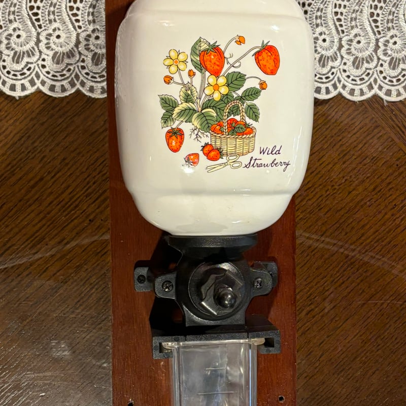 昭和レトロ 壁掛けコーヒーミル | アンティーク家具と喫茶キャバレーの