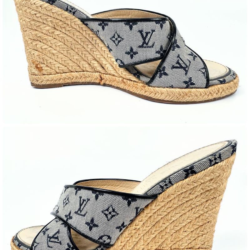 ๑ルイヴィトン*ウェッジソールサンダル✧エスパドリーユモノグラム
