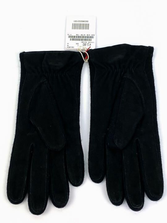 ヴィヴィアンウエストウッド 手袋 オーブ ドット ブラック 黒スエード
