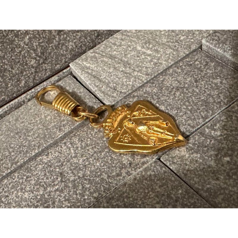 GUCCI アクセサリー オールドグッチ ゴールドクレスト キーホルダー